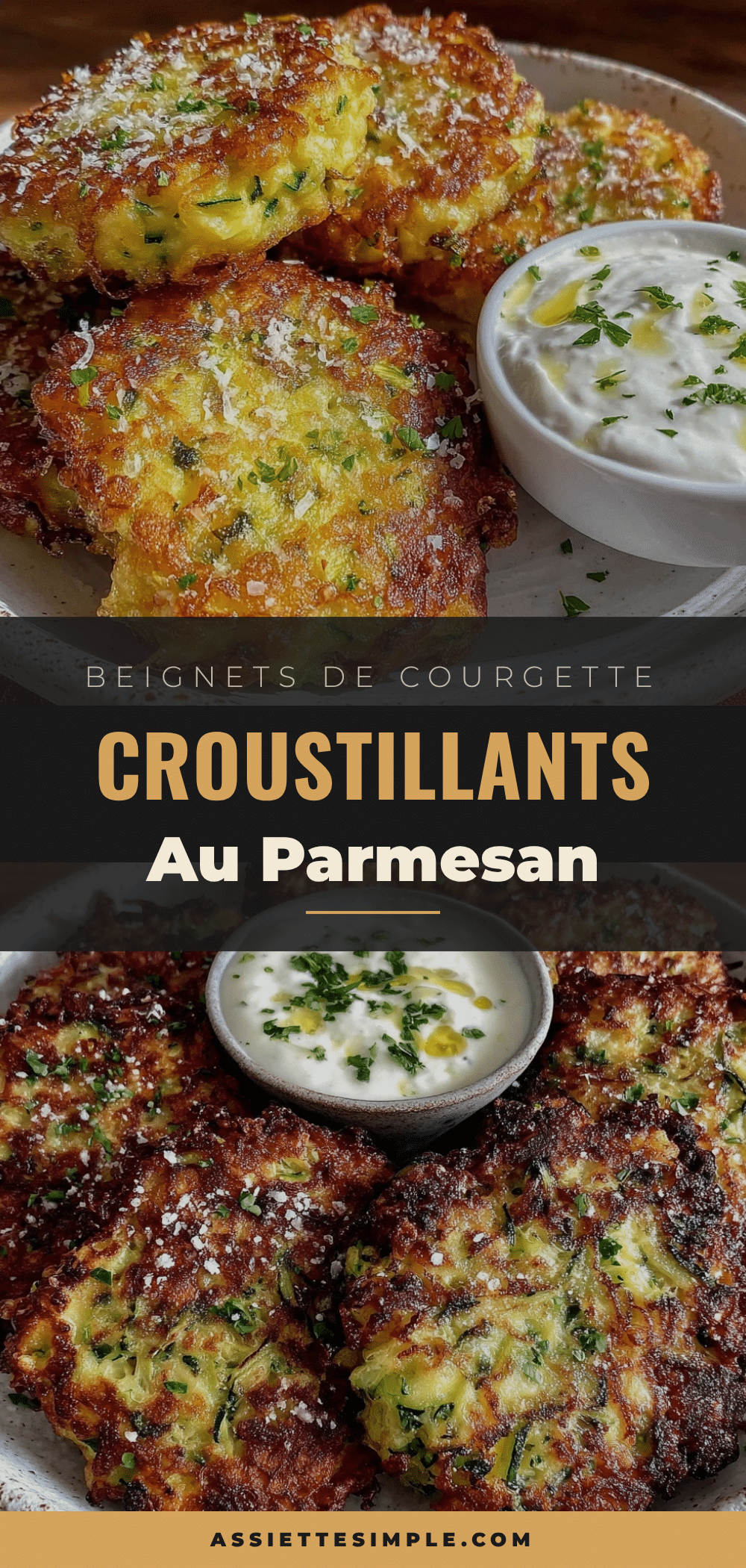 beignets de courgette au parmesan recipe