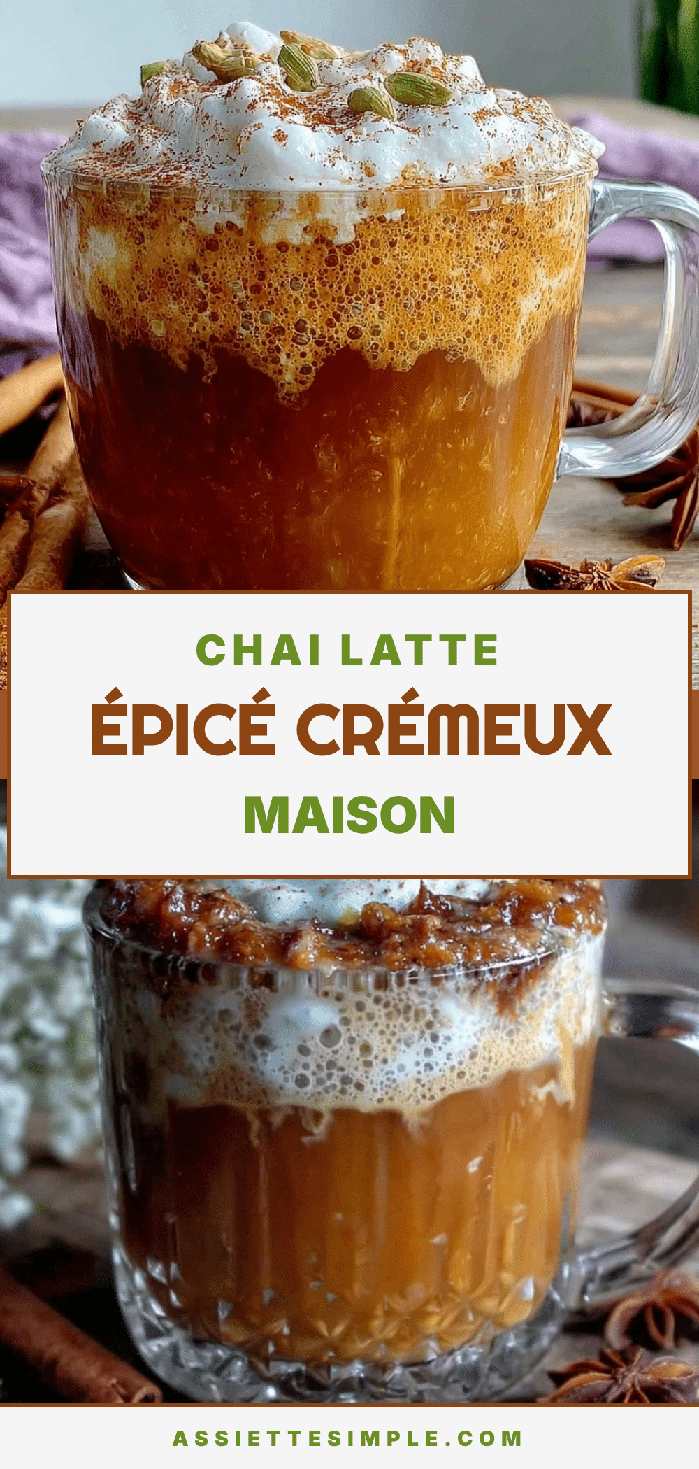 chai latte épicé maison recipe