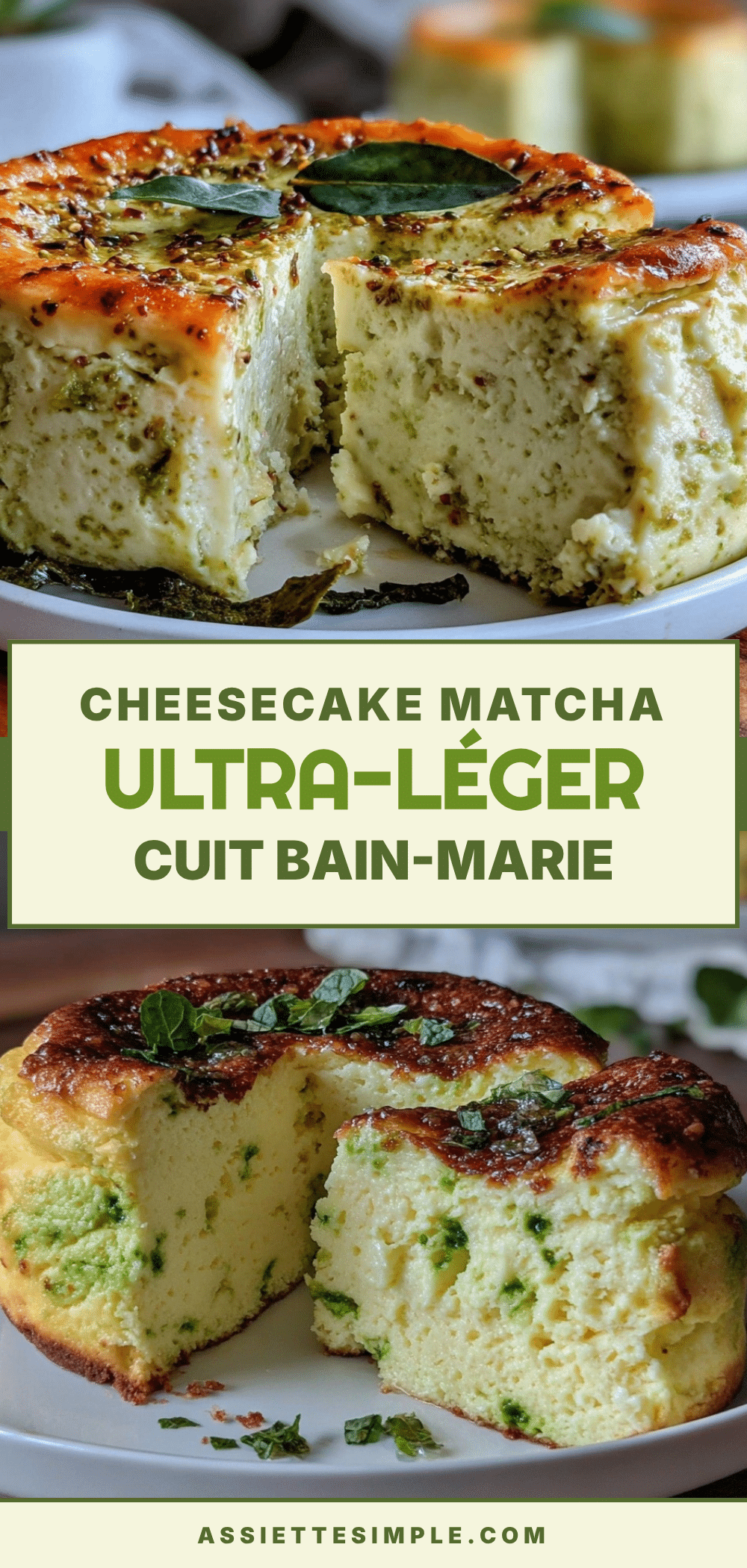 cheesecake au matcha japonais recipe