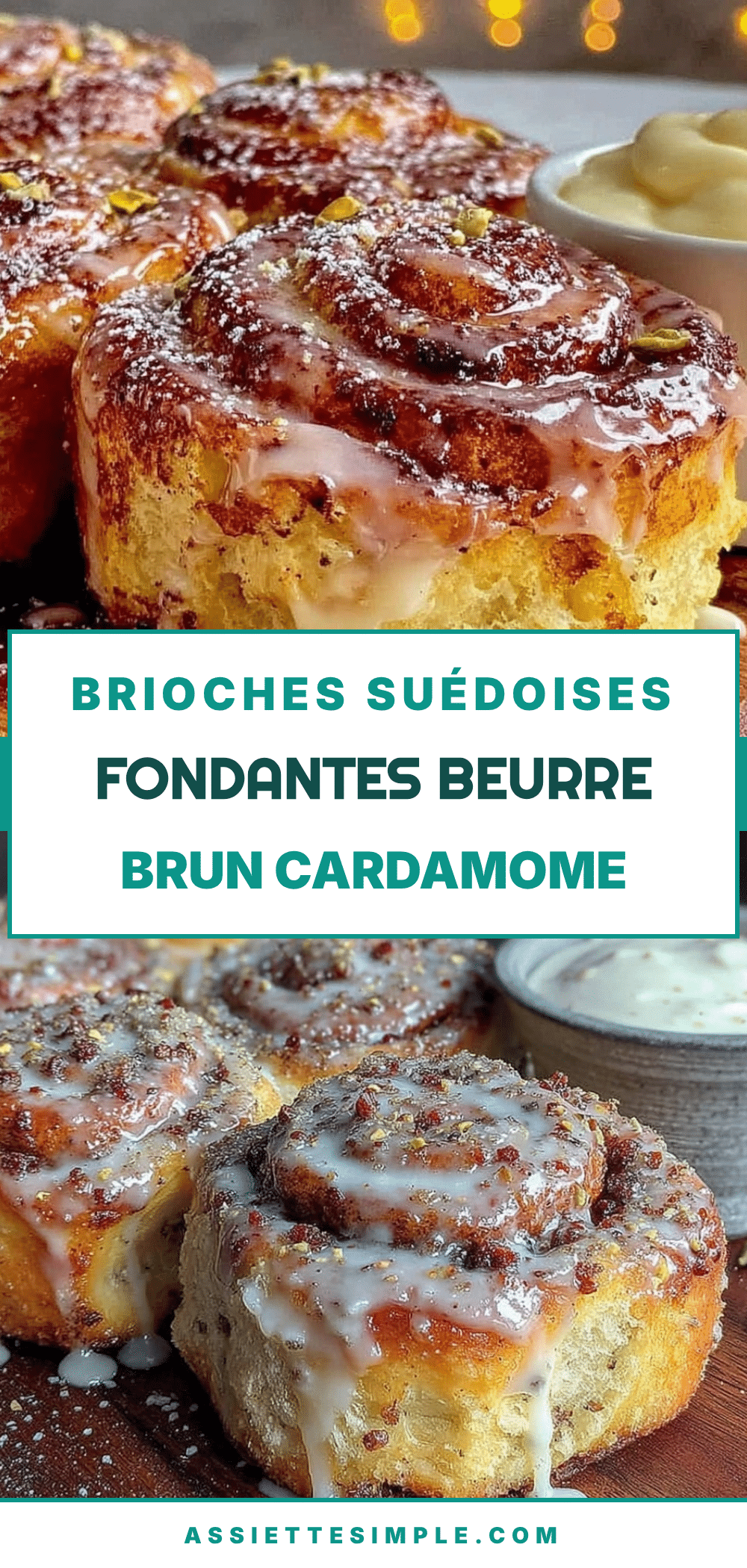cinnamon rolls suédois au beurre brun et cardamome recipe