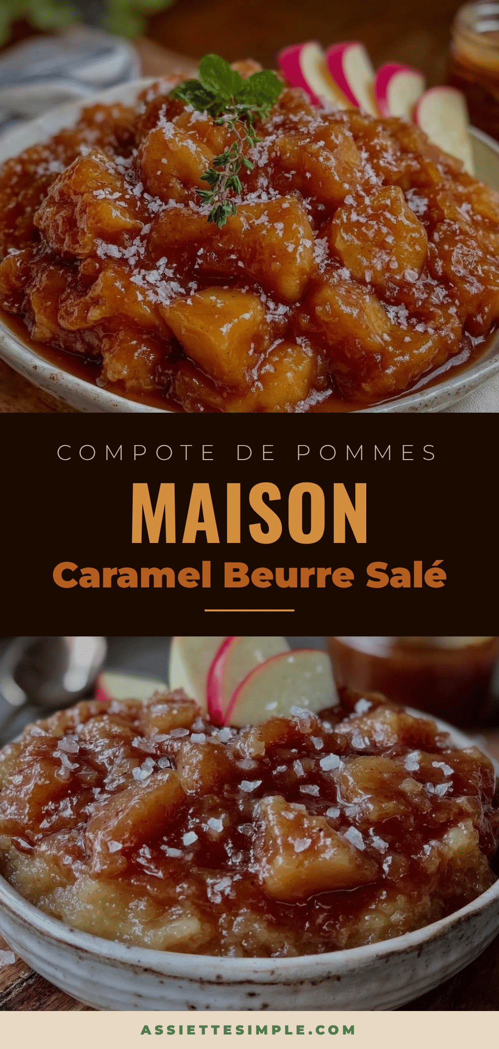 compote de pommes au caramel beurre salé recipe
