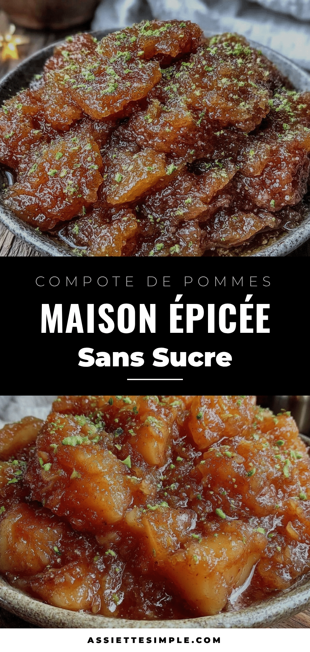 compote de pommes maison healthy recipe