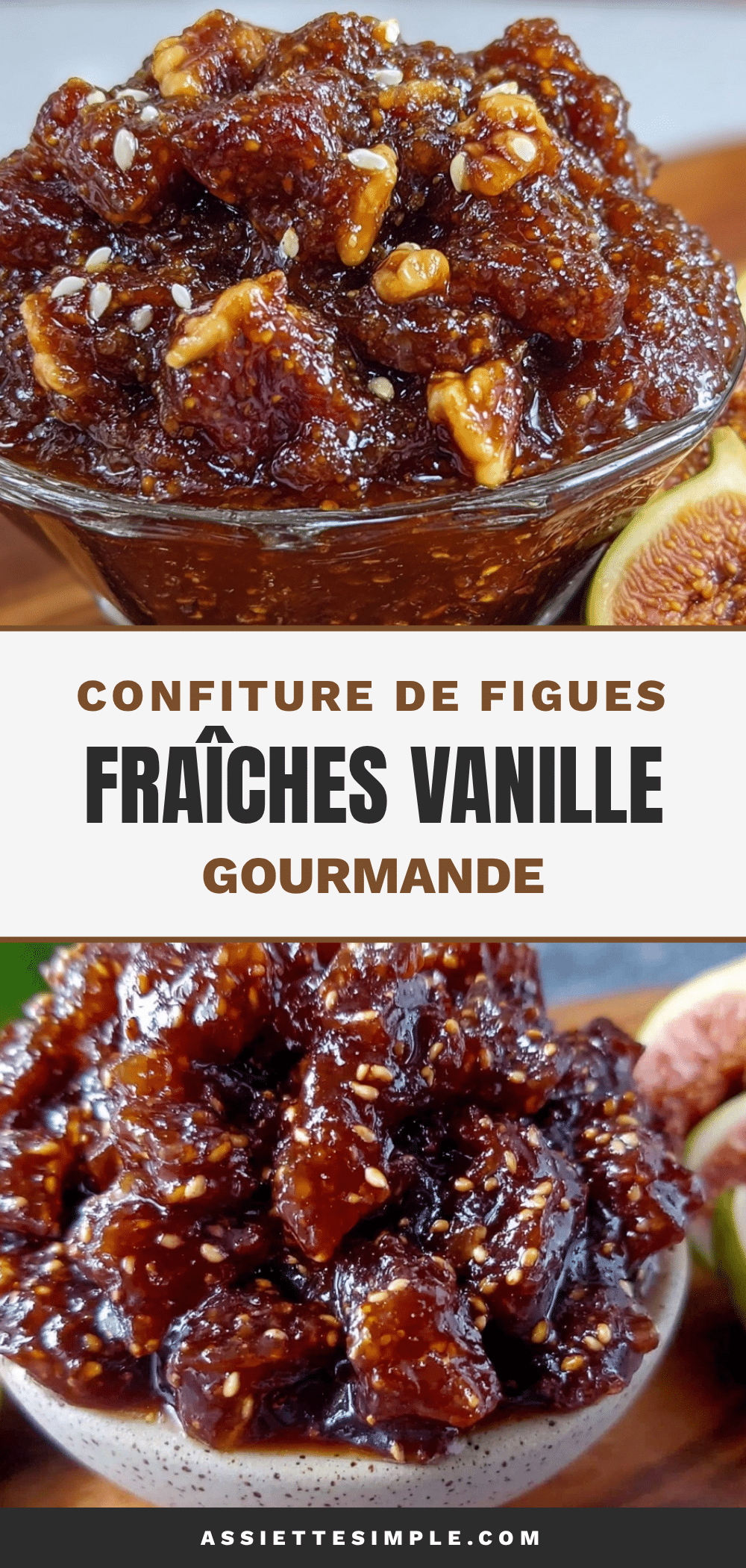 confiture de figues fraîches à la vanille de Madagascar recipe