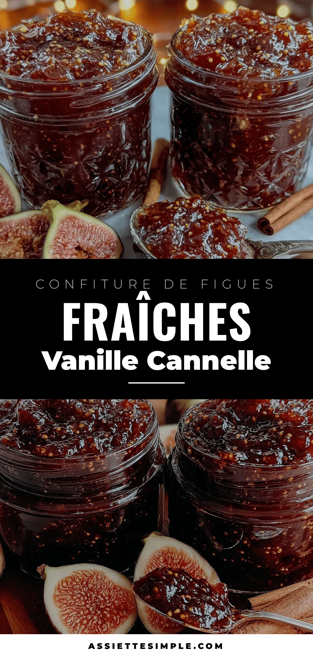 confiture de figues fraîches vanille cannelle recipe