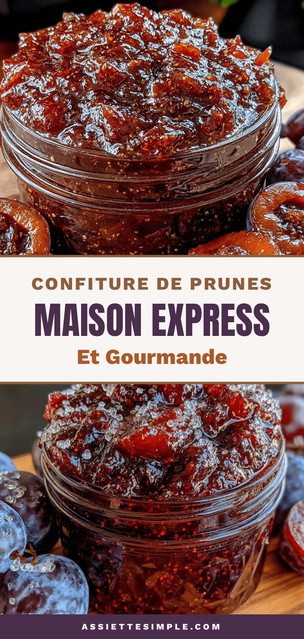 confiture de prunes maison recipe