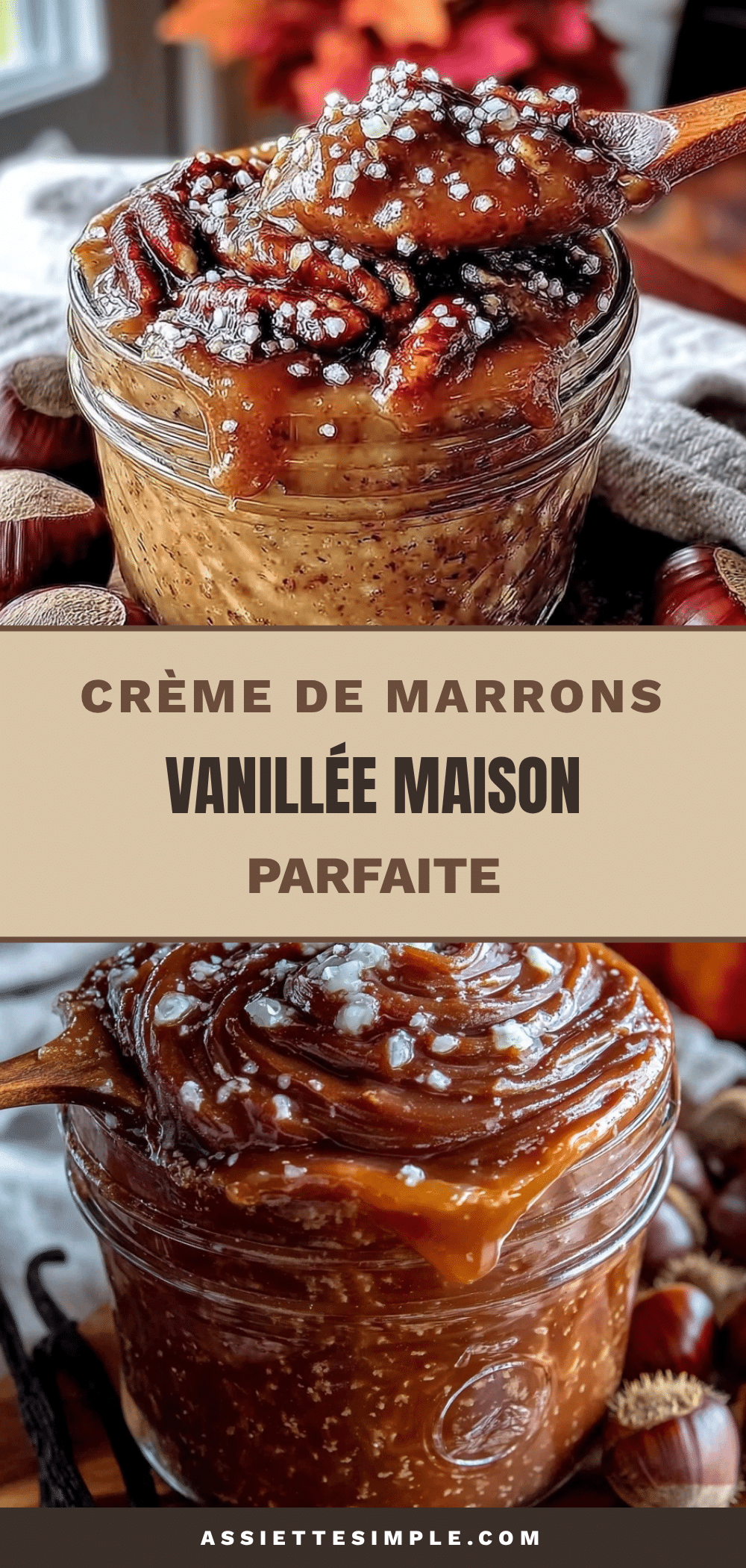 crème de marrons maison vanille recipe