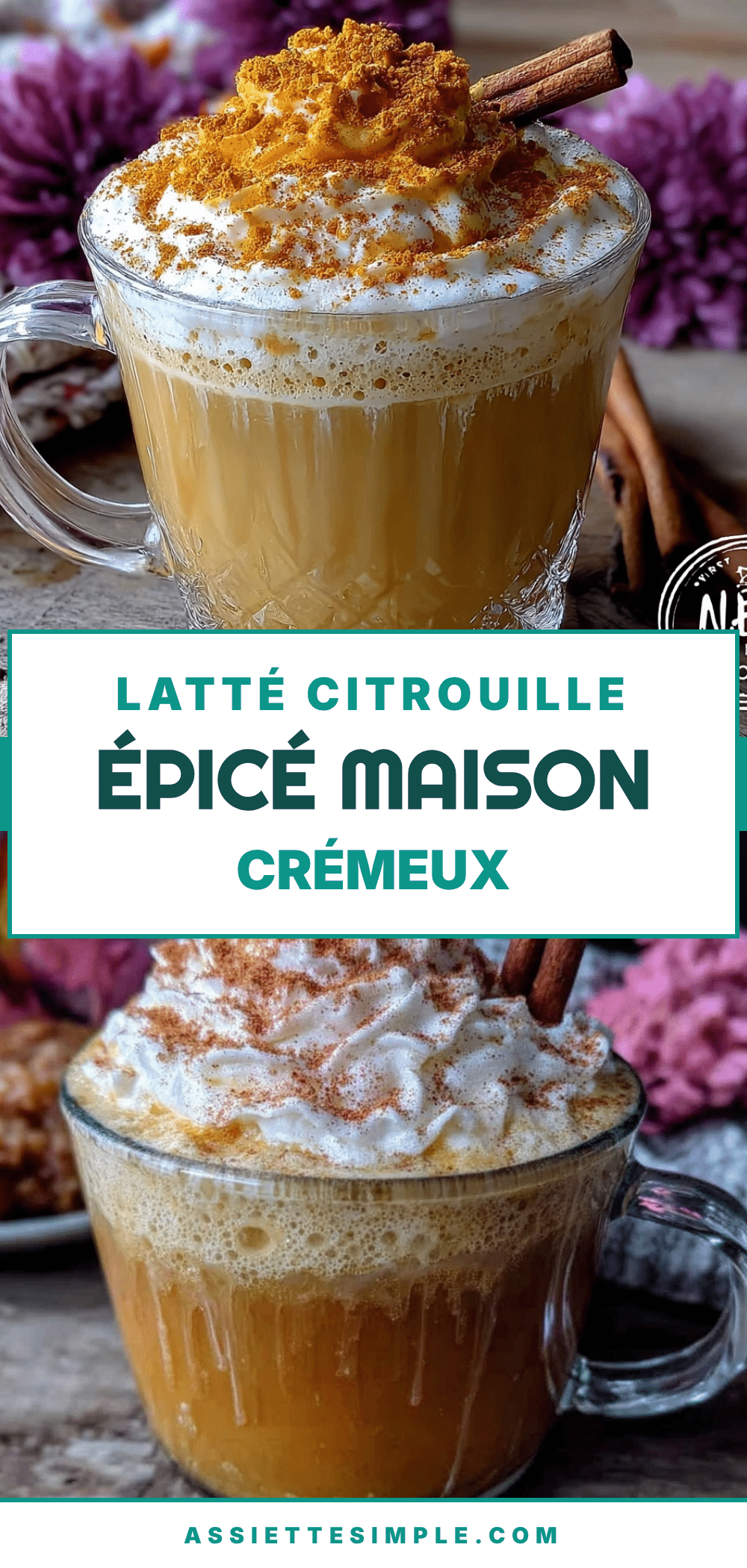 crémeux latté citrouille épicé recipe