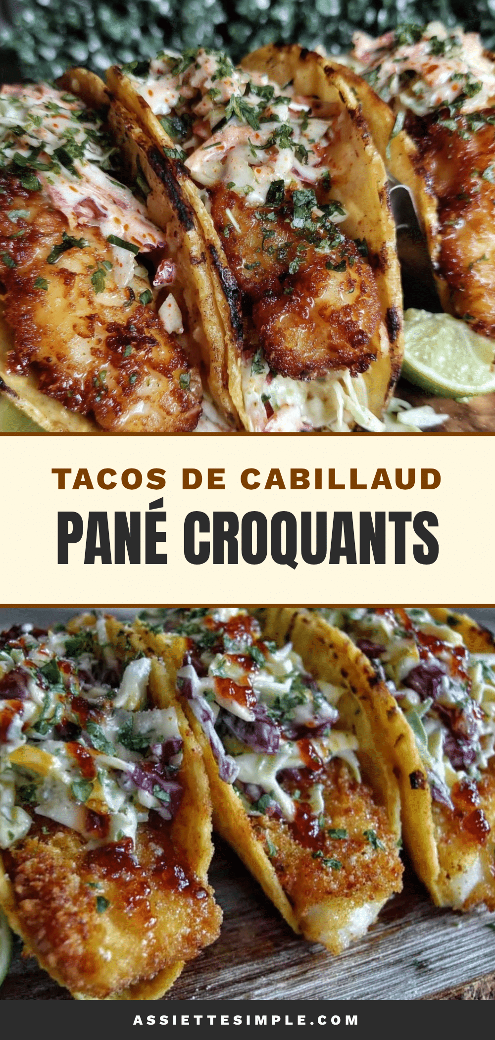 fish tacos cabillaud pané recipe