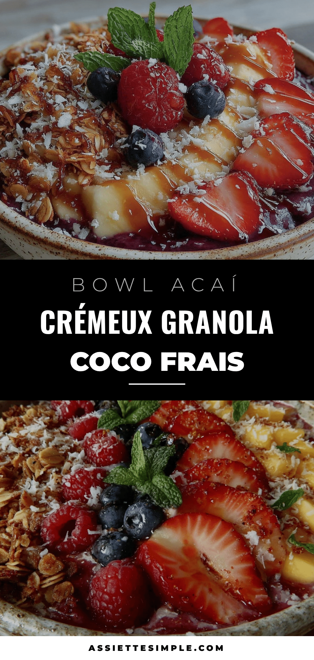 frais bowl acai maison recipe