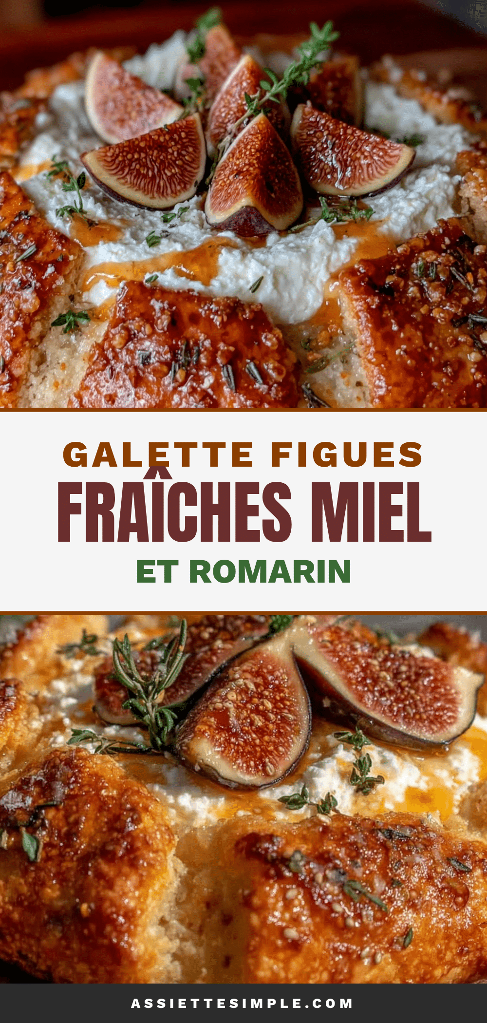 galette figues fraîches miel romarin recipe