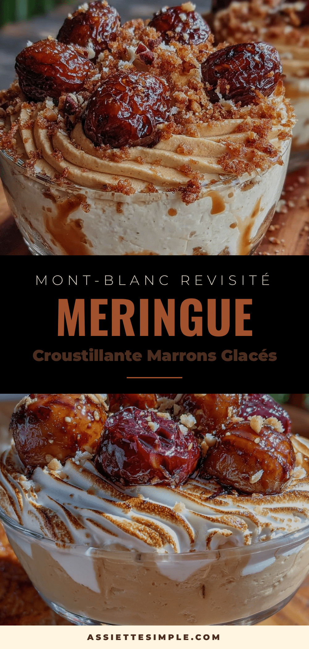 parfait Mont-Blanc revisité recipe