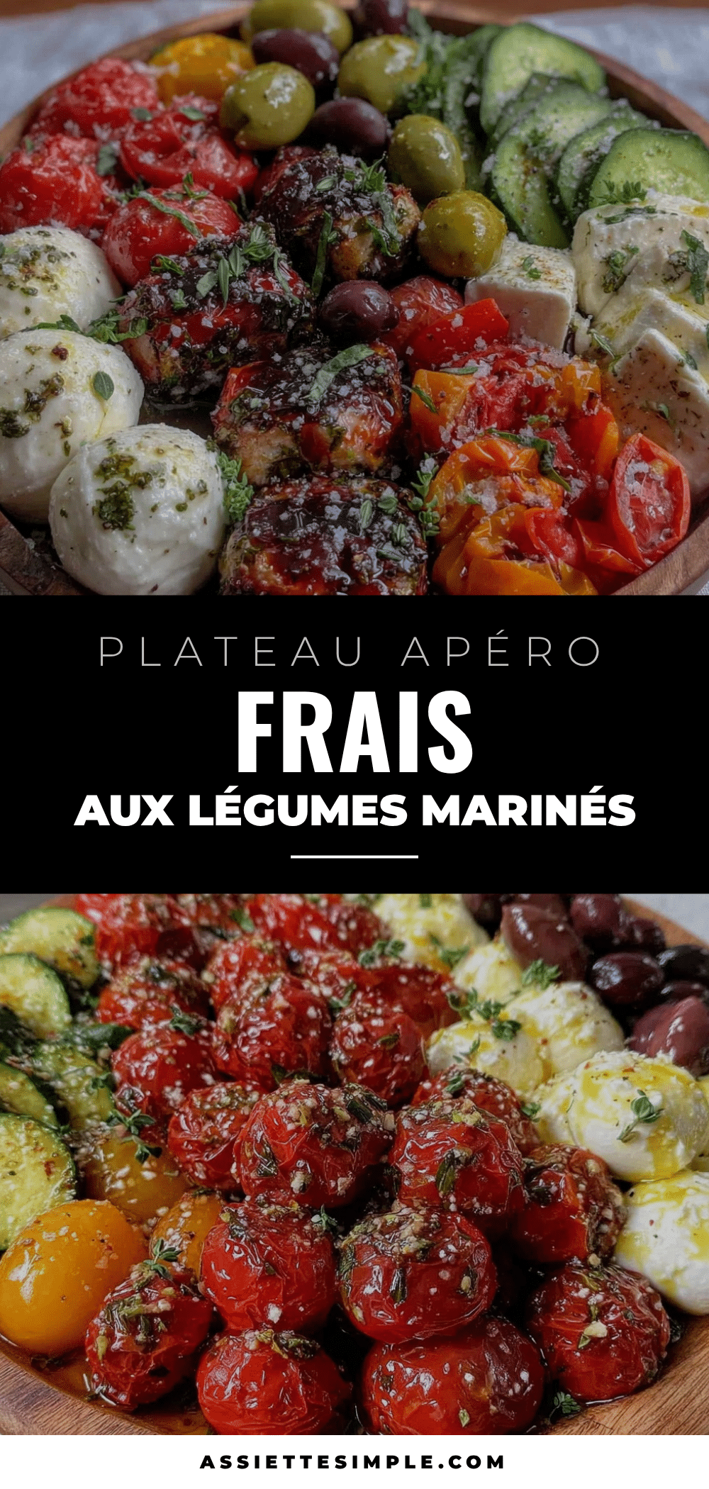 plateau apéro dinatoire sans cuisson légumes marinés recipe