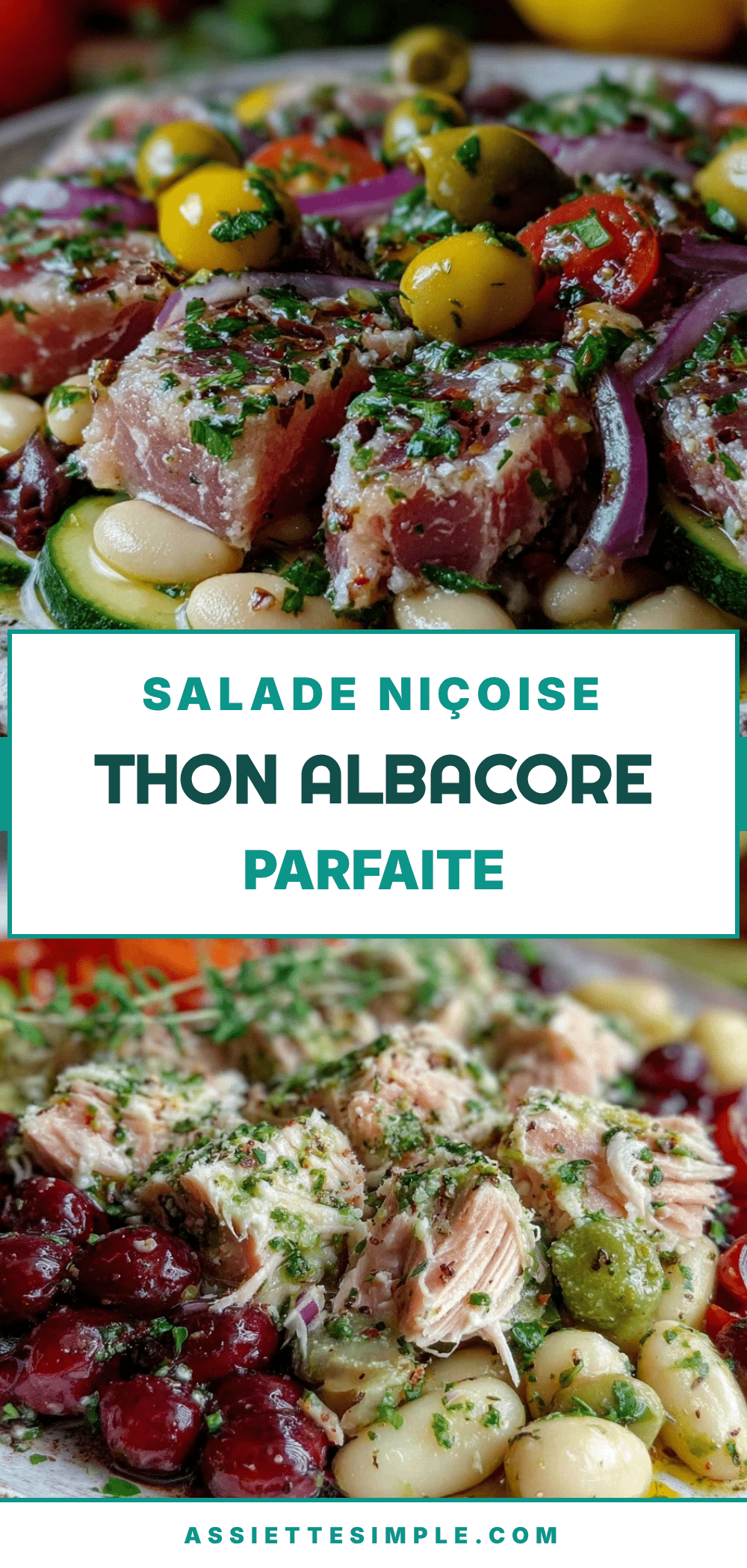 salade repas complète au thon albacore recipe