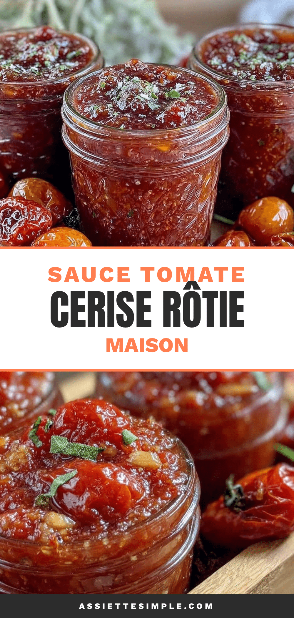 sauce tomate maison tomates cerises ail confit recipe