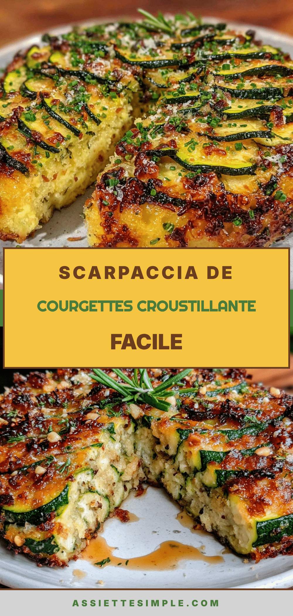 scarpaccia de courgettes recipe