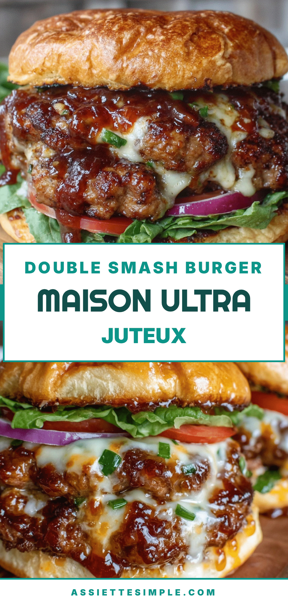 smash burger maison double steak haché recipe