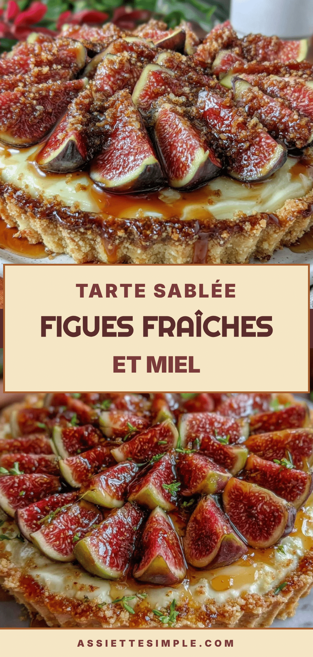 tarte sablée aux figues fraîches recipe