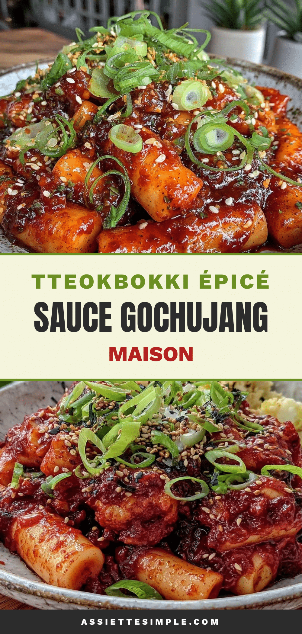tteokbokki épicé sauce gochujang maison recipe