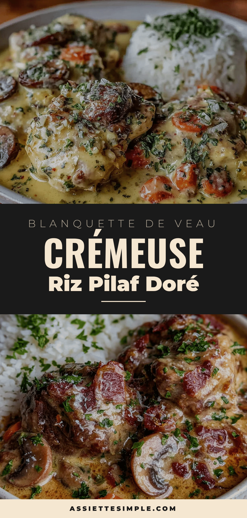blanquette de veau crémeuse recipe