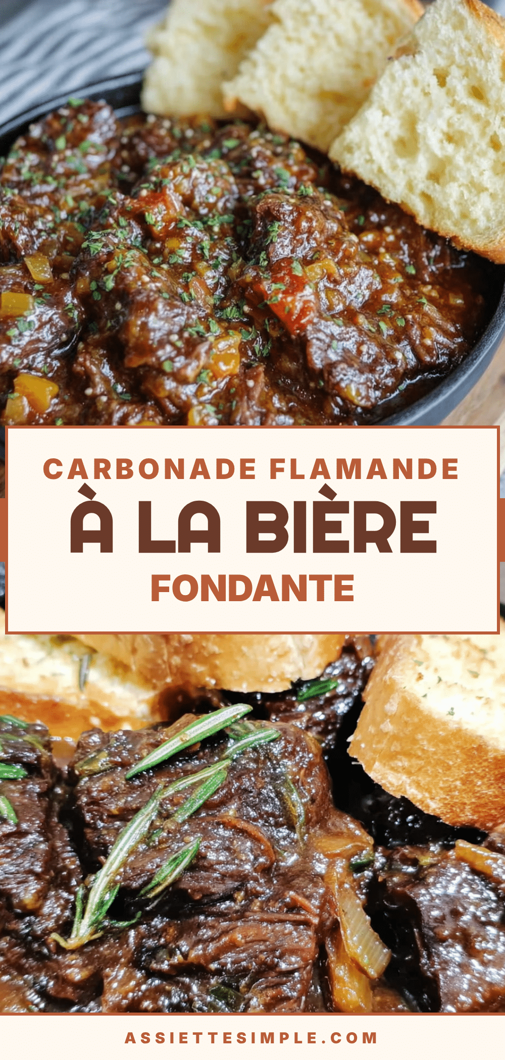 Carbonade flamande à la bière fondante recipe