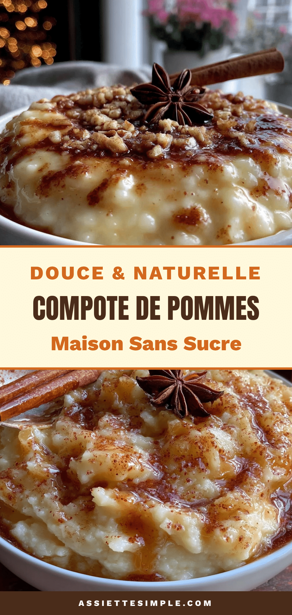 compote de pommes maison sans sucre ajouté recipe