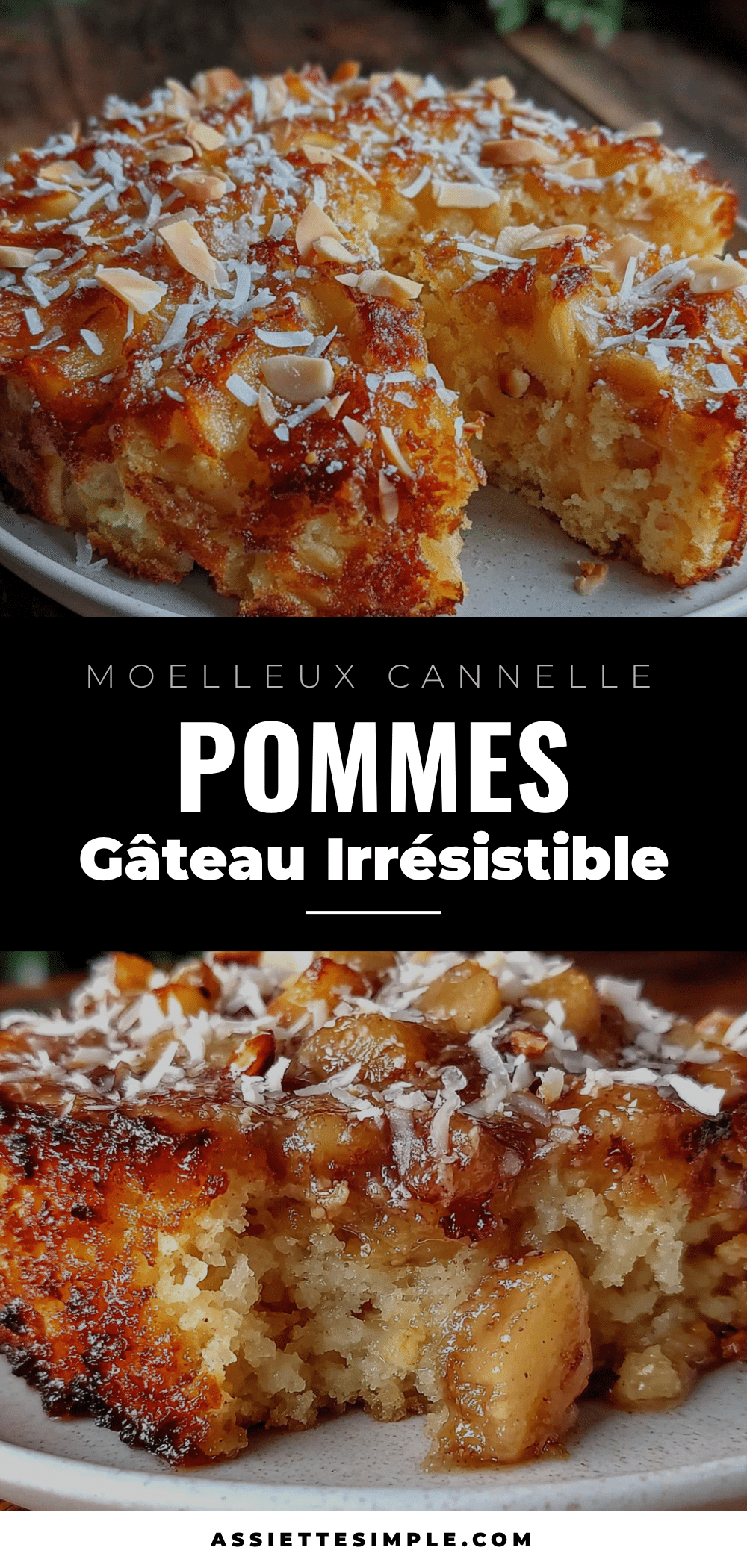 gâteau aux pommes cannelle moelleux recipe