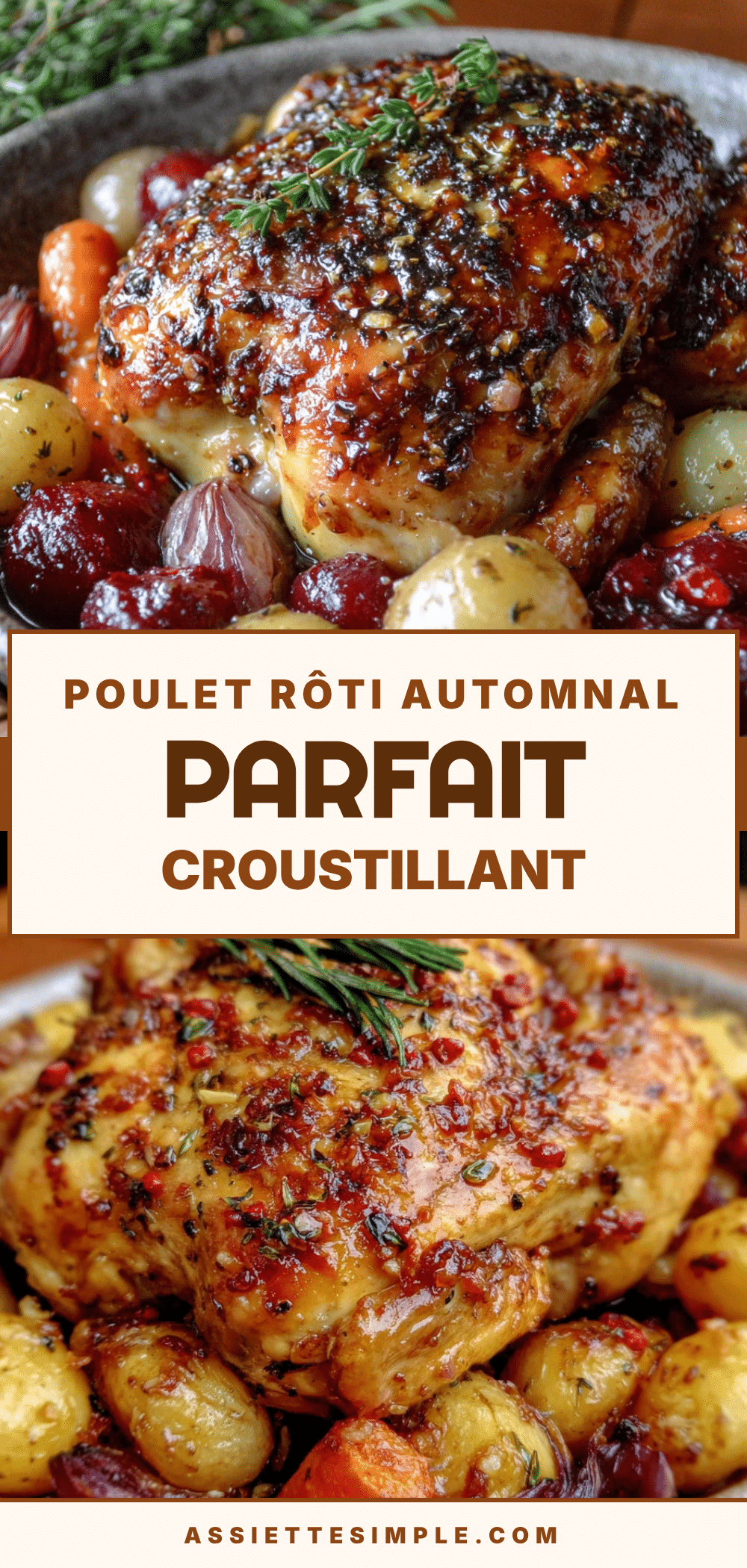 poulet rôti aux légumes racines d’automne recipe