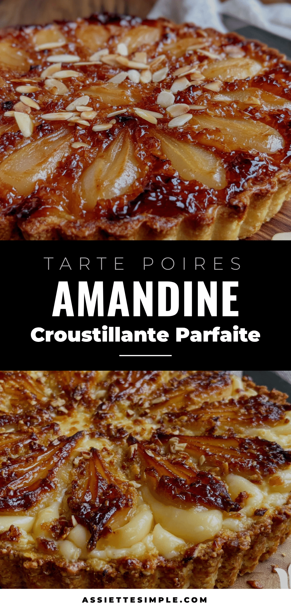 tarte aux poires amandine croustillante recipe