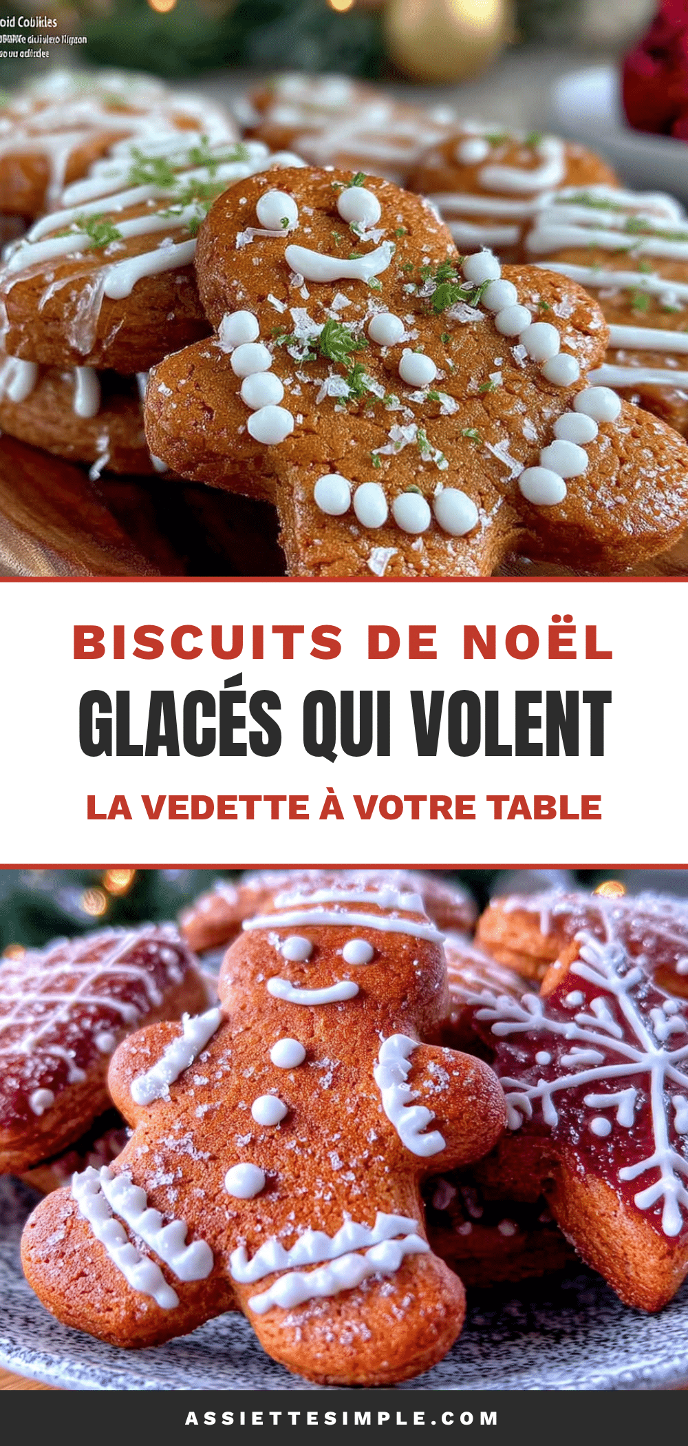 biscuits de Noël glacés recipe