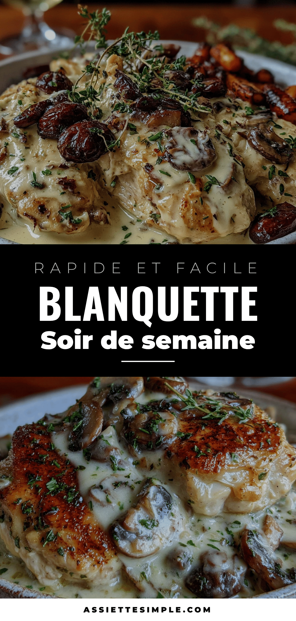 blanquette de poulet rapide recipe