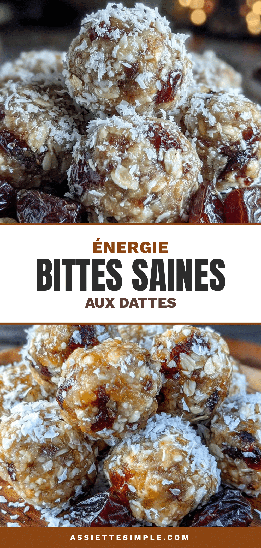 boules dénergie aux avoines et dattes sans cuisson recipe