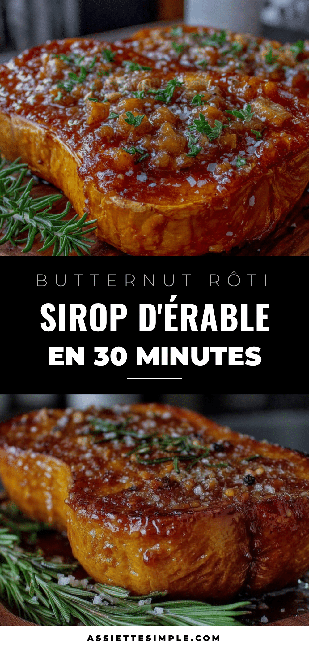 butternut rôti au sirop dérable en 30 minutes recipe