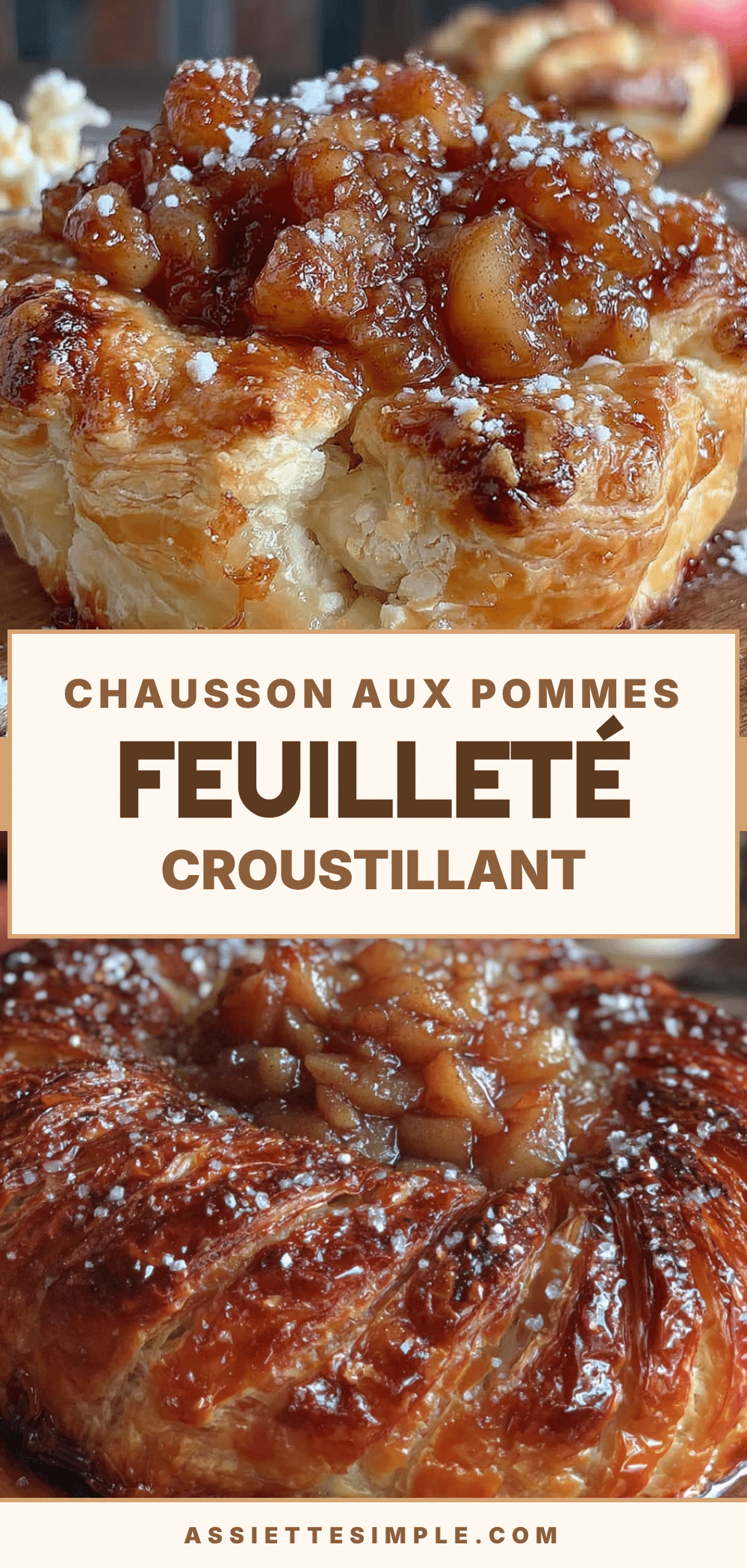 chausson aux pommes feuilleté croustillant recipe