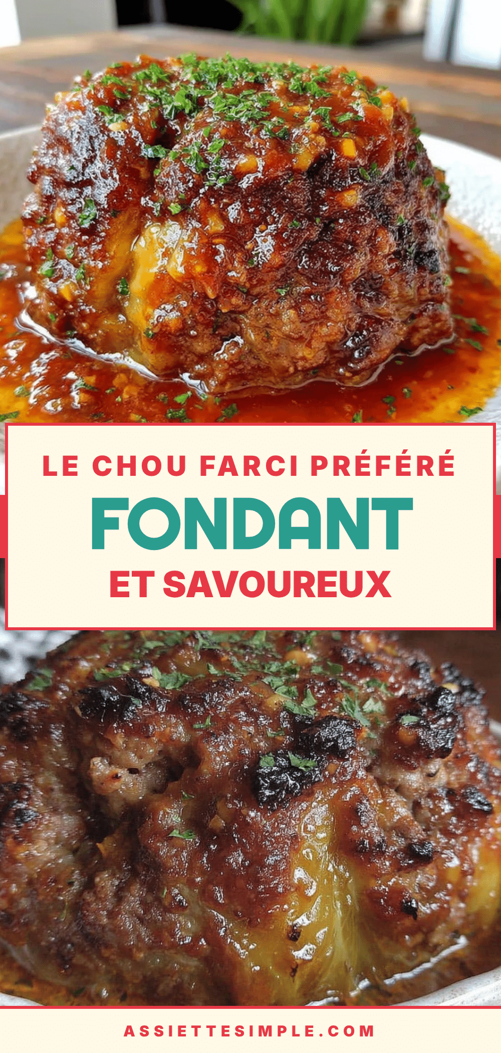 chou farci fondant et savoureux recipe