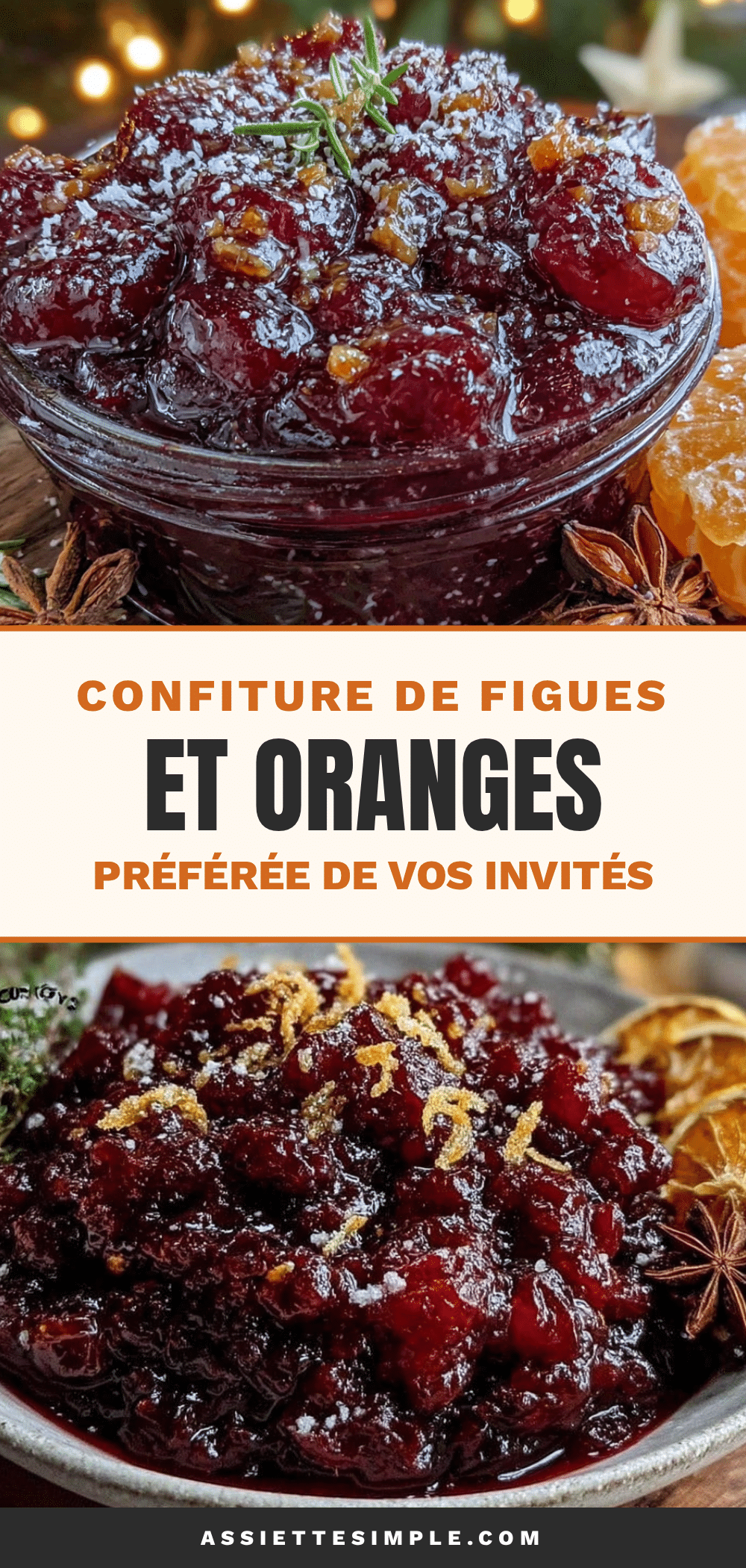 confiture de figues et oranges recipe