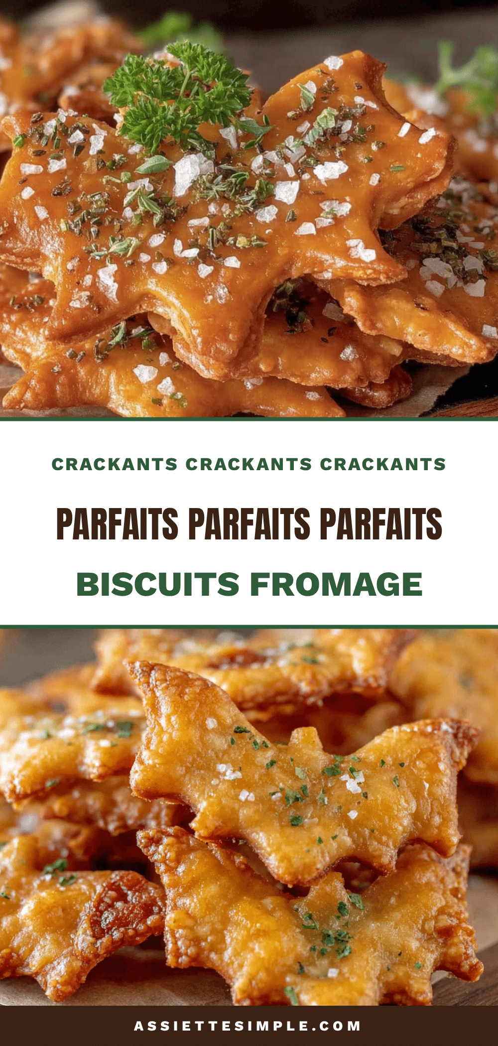 Croquants Biscuits Fromage recipe