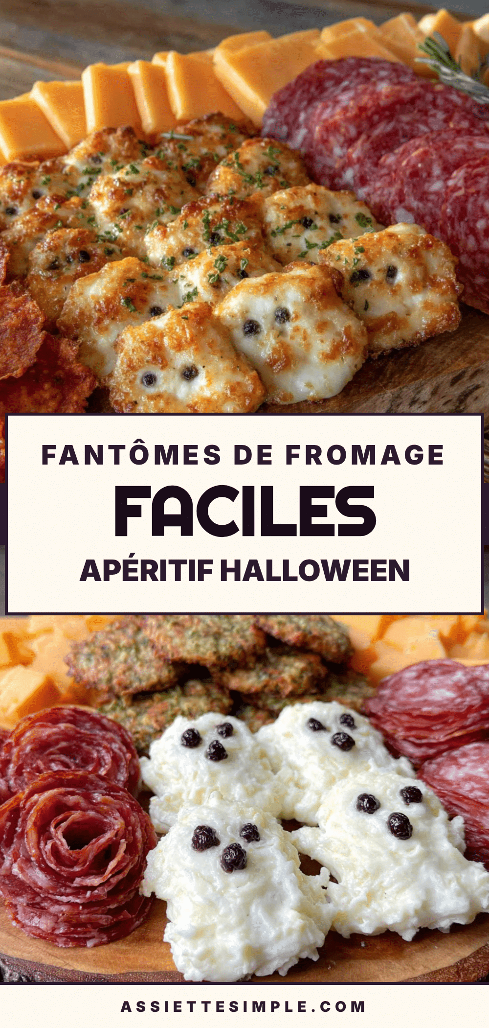 fantômes de fromage halloween recipe