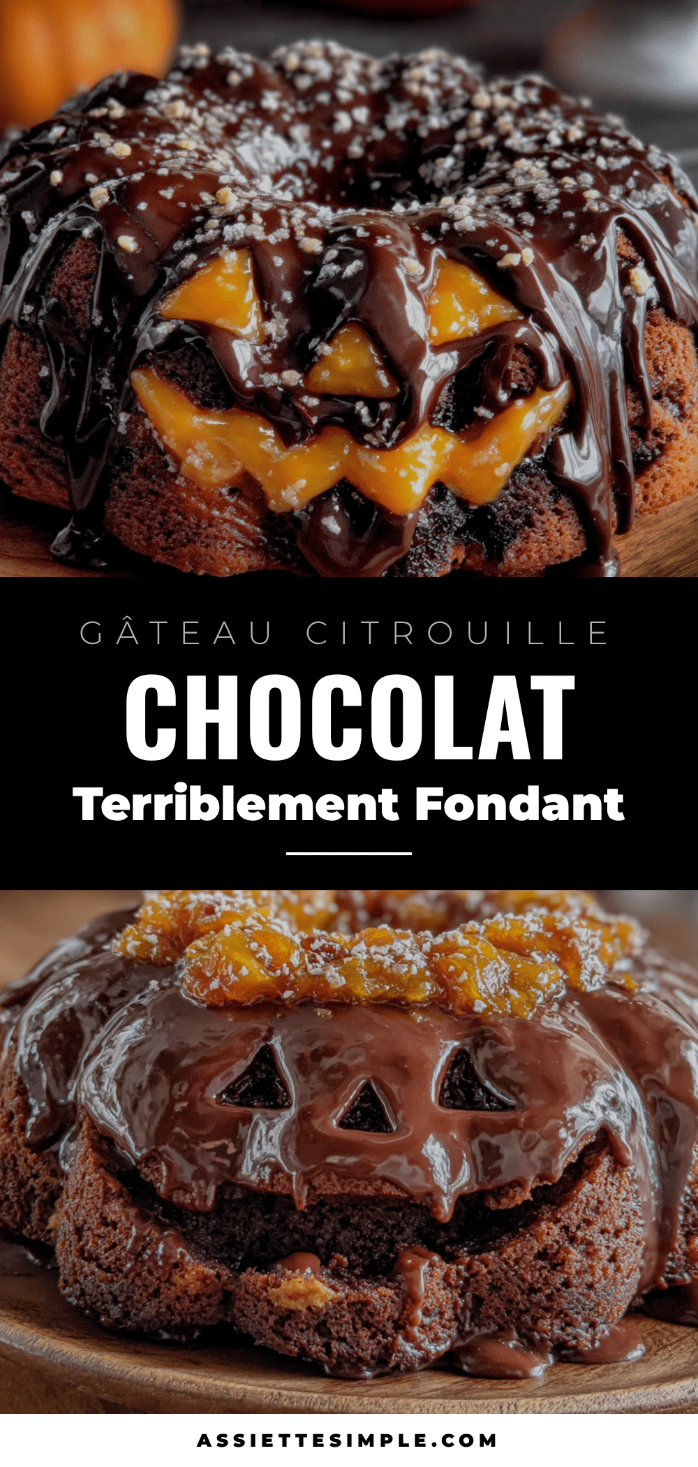 gâteau citrouille chocolat fondant recipe
