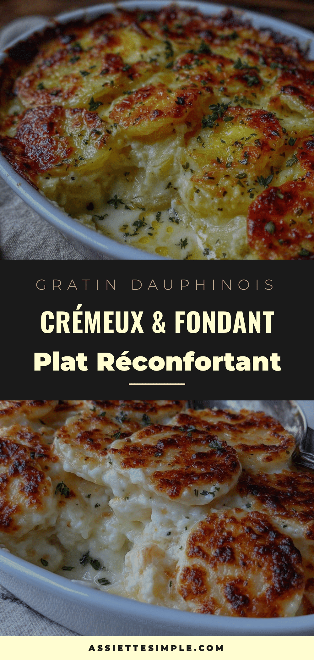 gratin dauphinois crémeux et fondant recipe