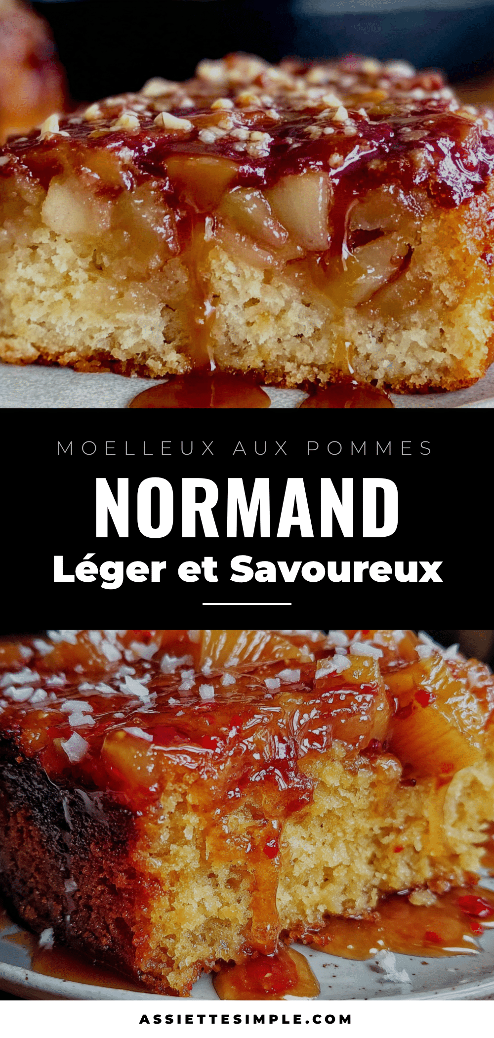 moelleux aux pommes normand léger recipe
