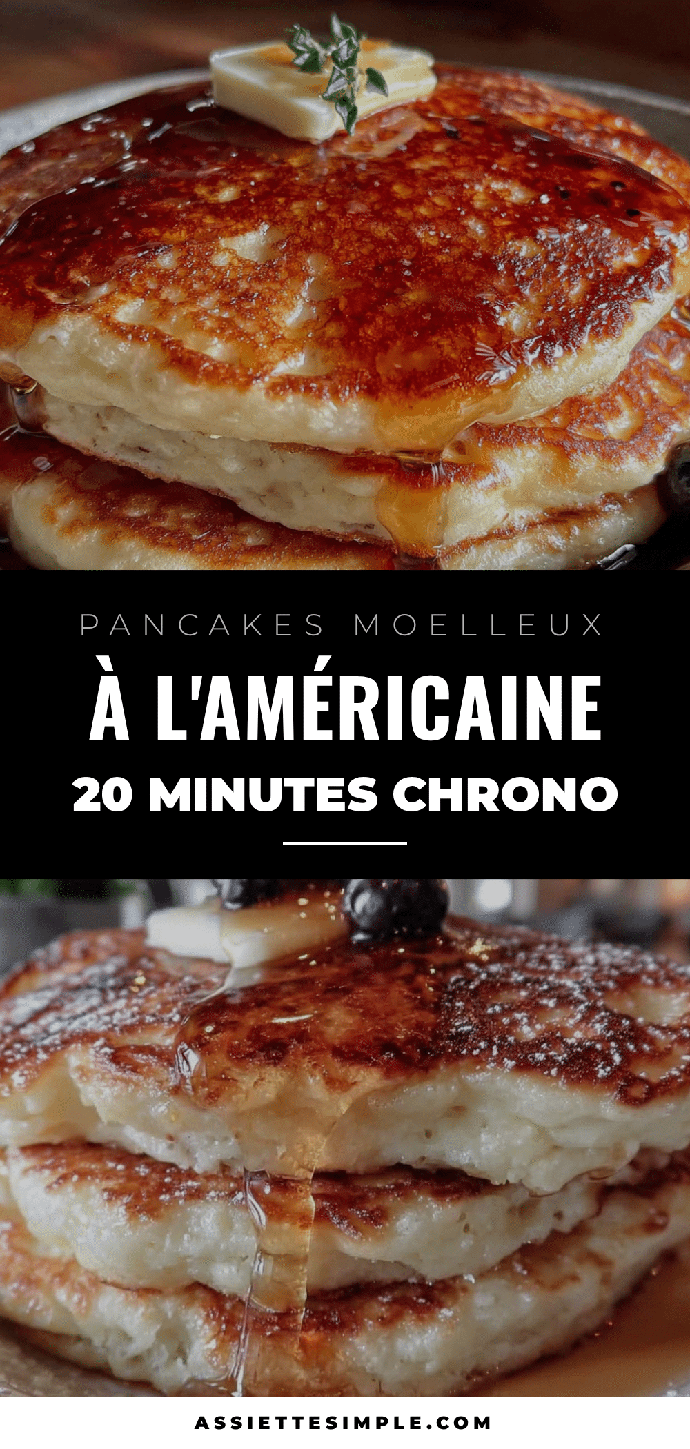 pancakes moelleux à laméricaine recipe