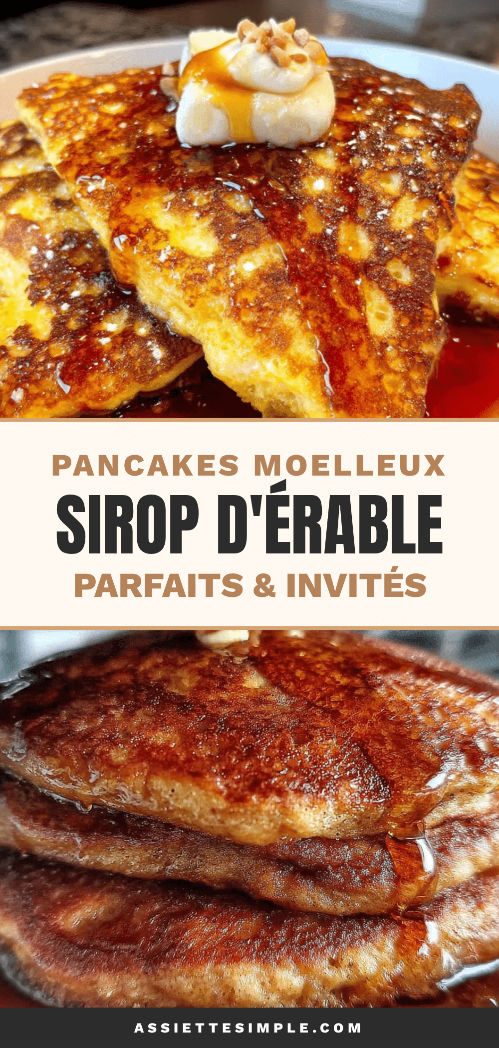 pancakes moelleux au sirop d’érable recipe