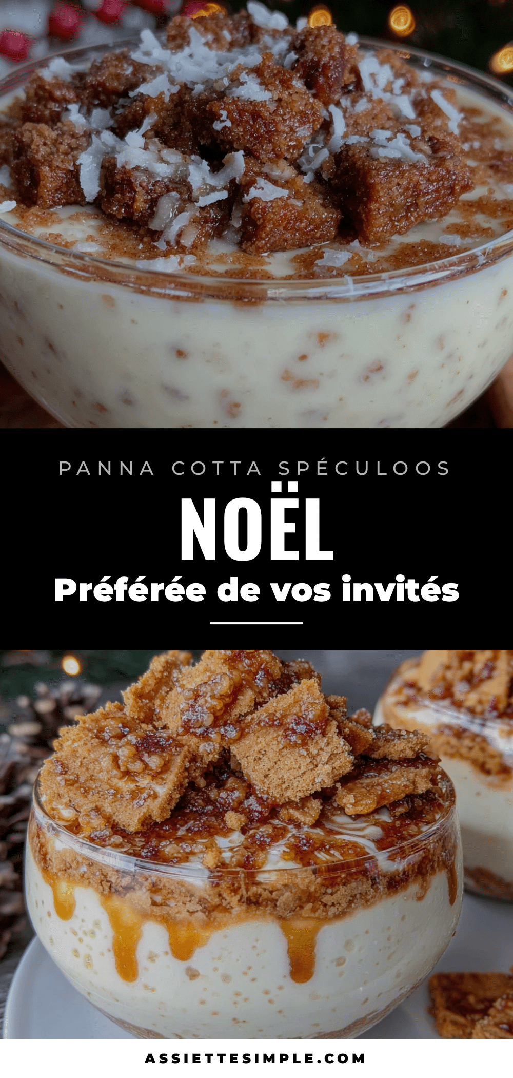 panna cotta spéculoos recipe