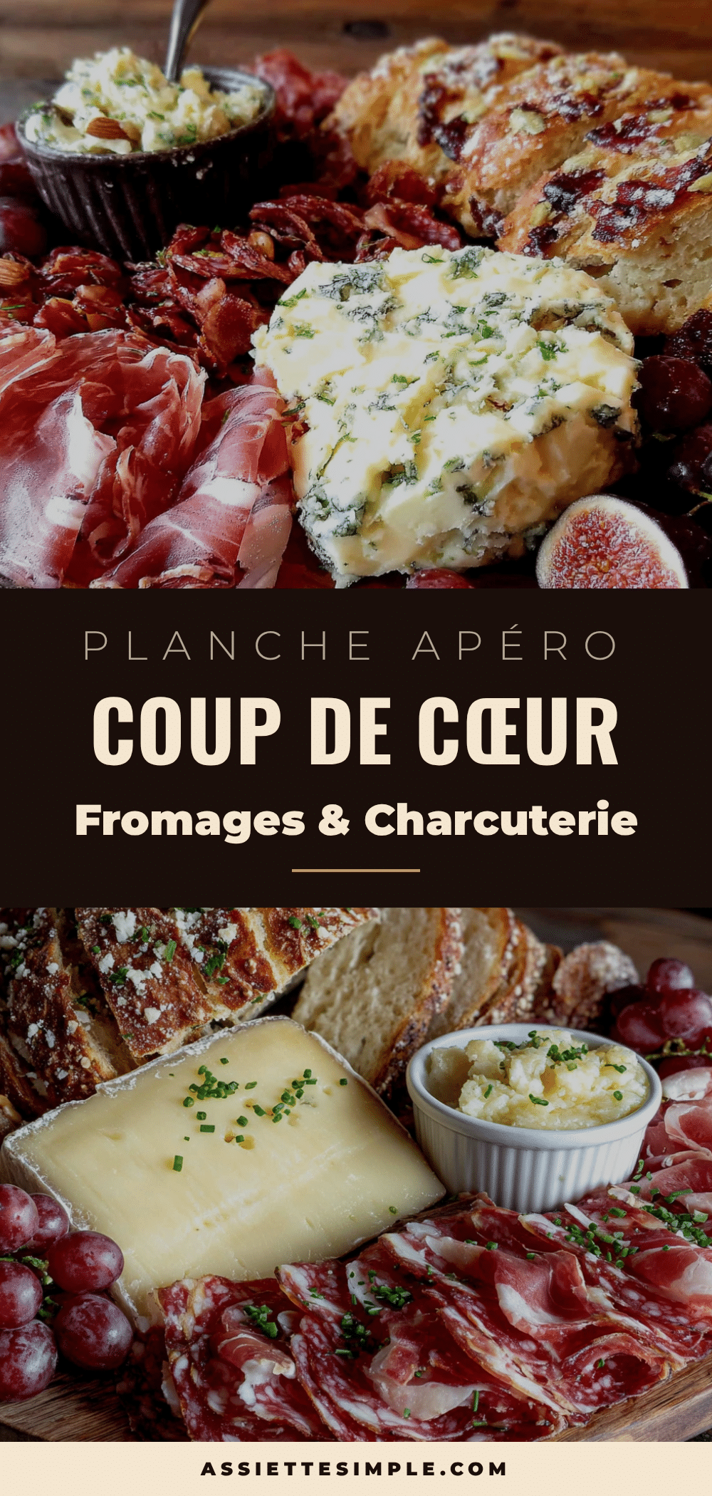 planche apéro fromages charcuterie recipe