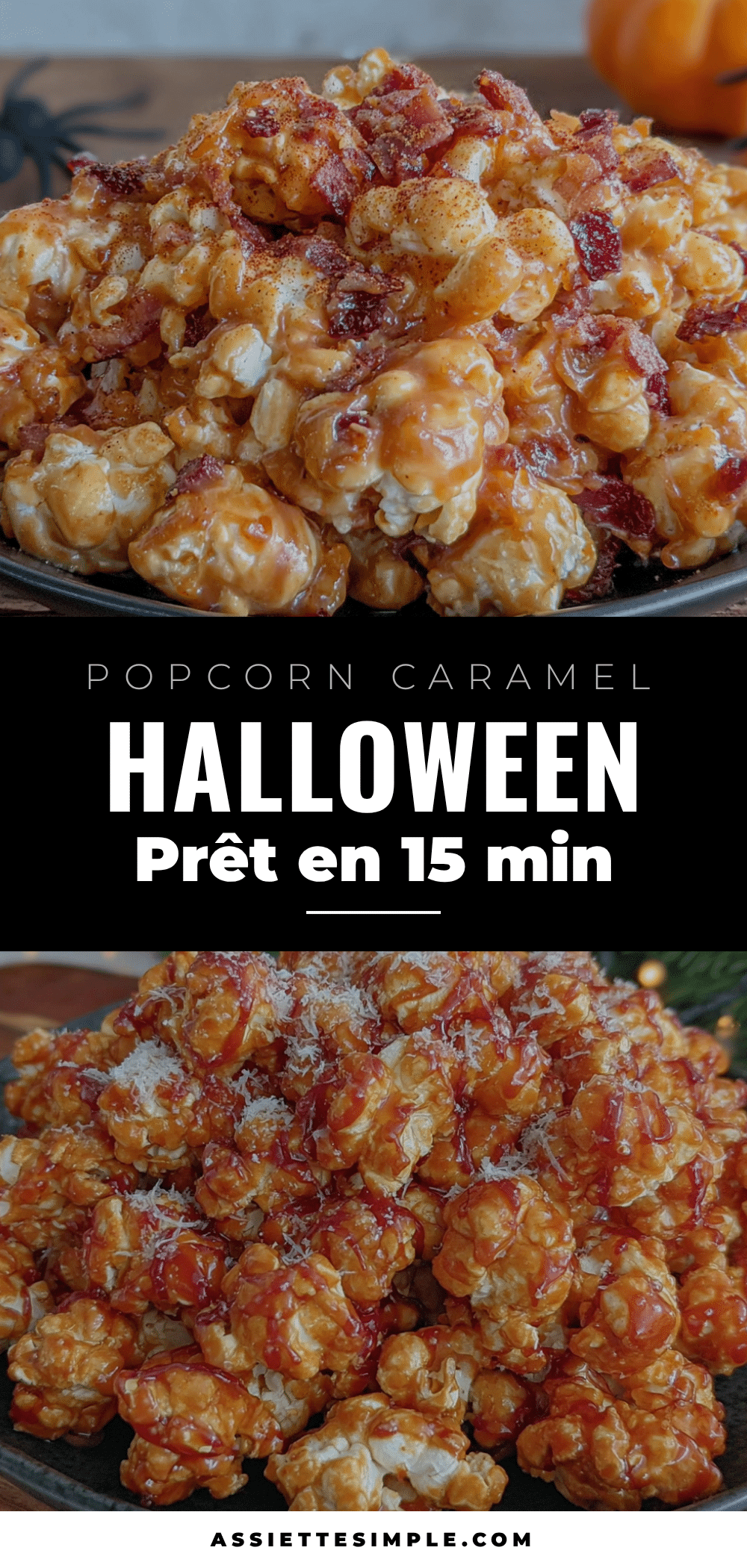 popcorn caramel halloween épicé prêt en 15 minutes recipe