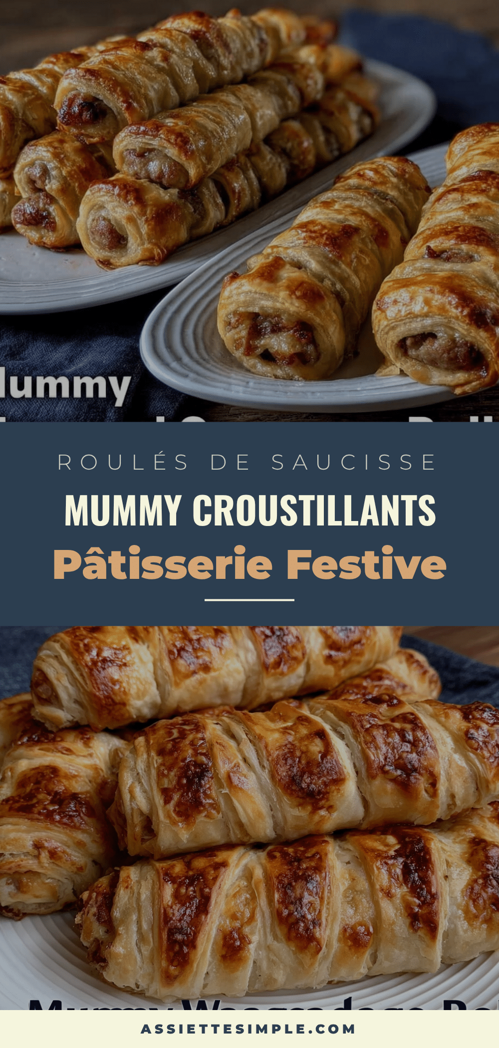 roulés de saucisse mummy croustillants recipe