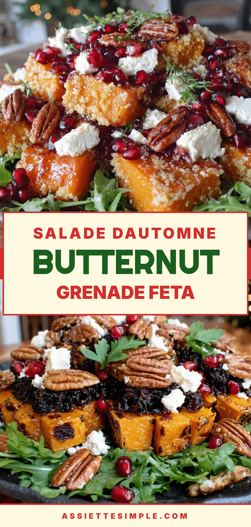 salade dautomne butternut grenade feta recipe