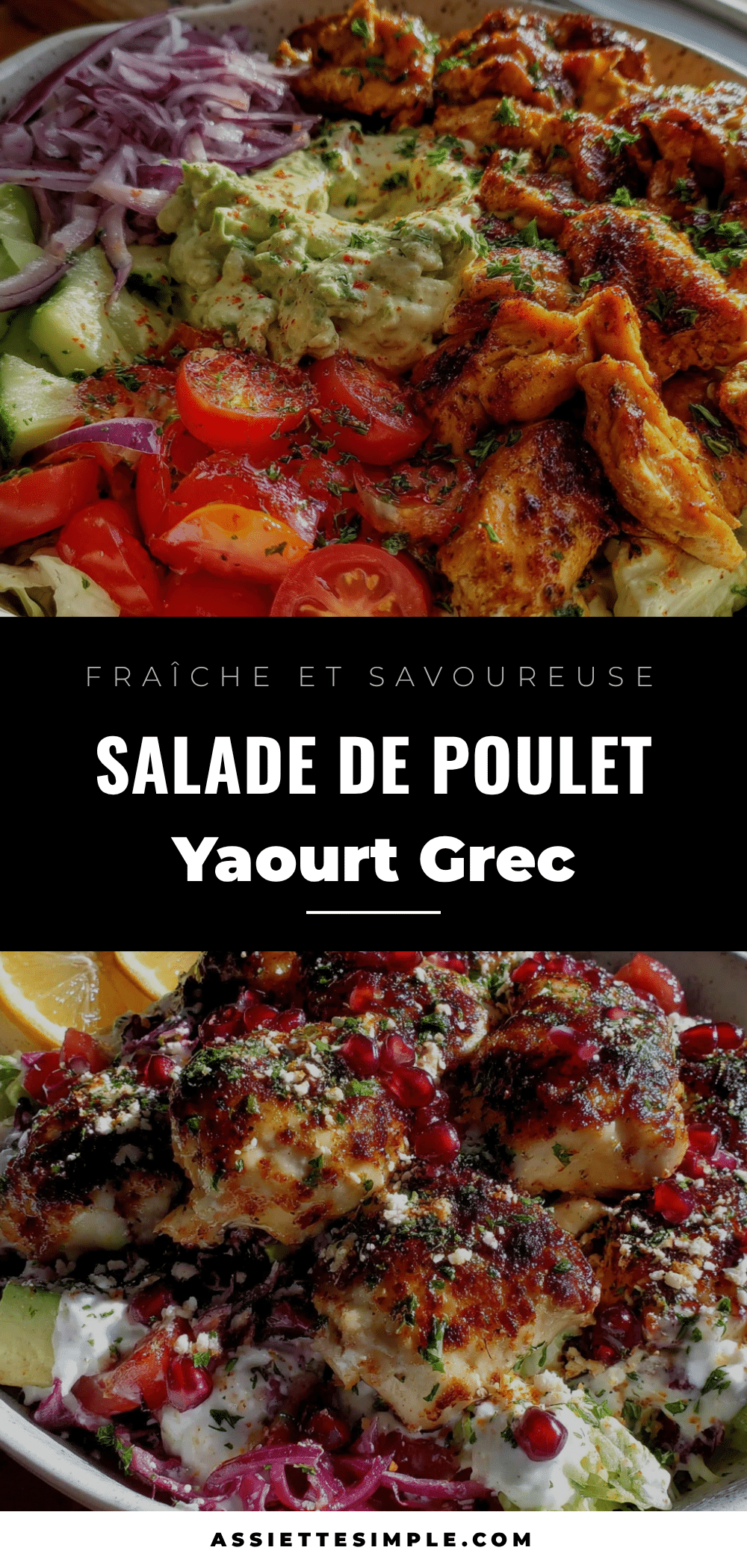 salade de poulet au yaourt grec recipe