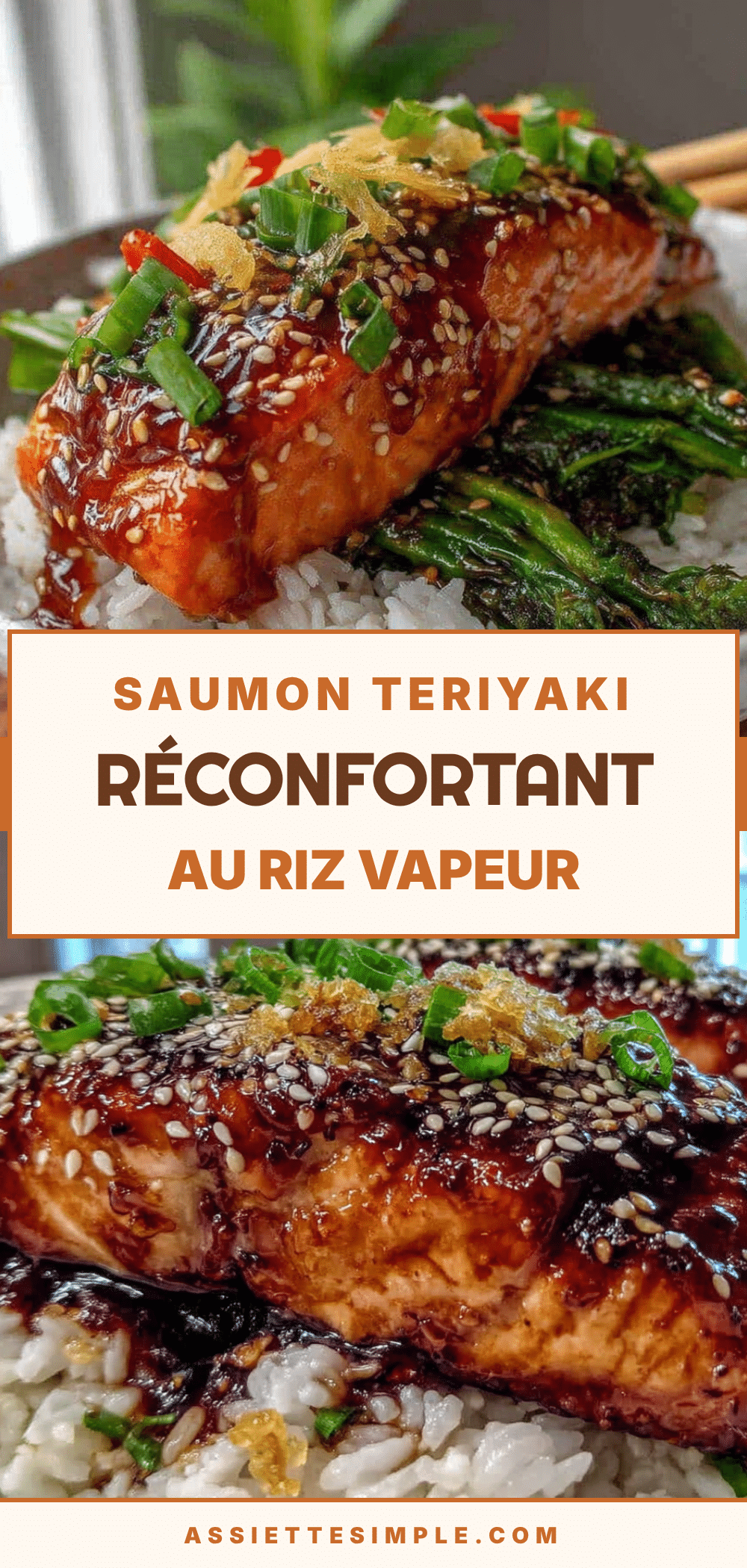 saumon teriyaki réconfortant recipe