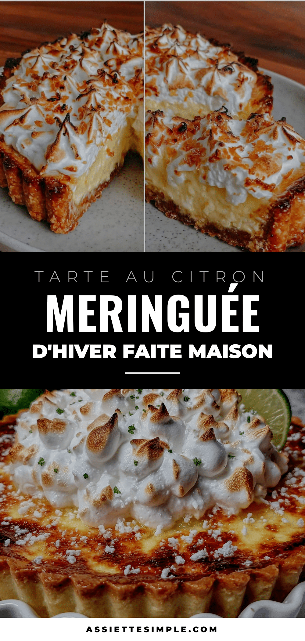 tarte au citron meringuée recette facile économique recipe
